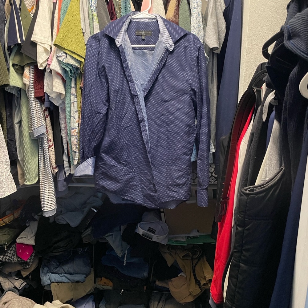 Men's Blue Dress Shirt